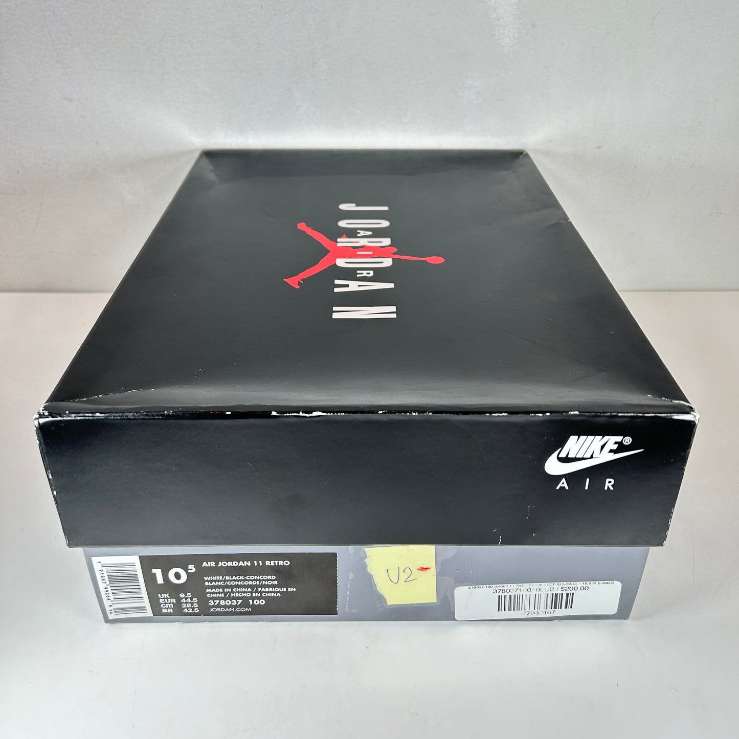 378037 100 Jordan 11 Retro Concord (2018) [USED] - 10.5 M (Used2)