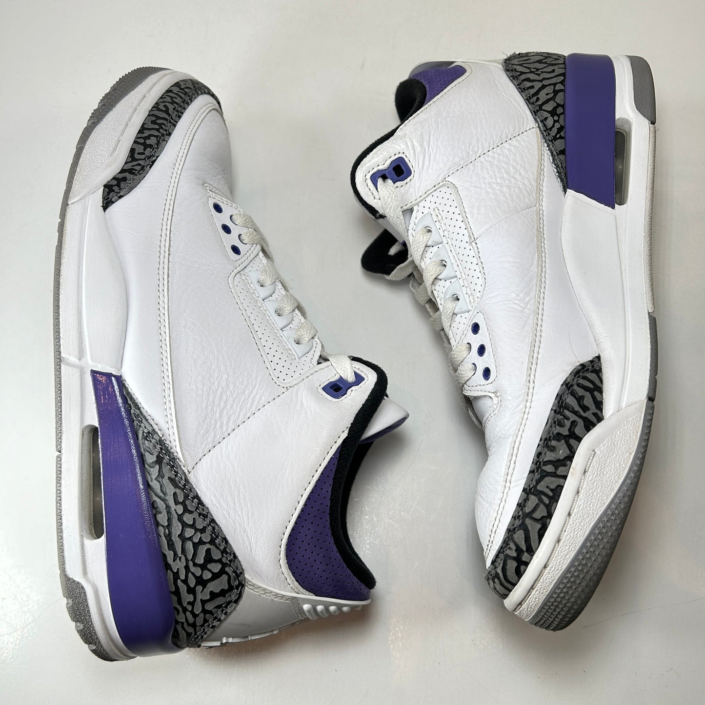 CT8532 105 Jordan 3 Retro Dark Iris [USED] - 10 M (Used)