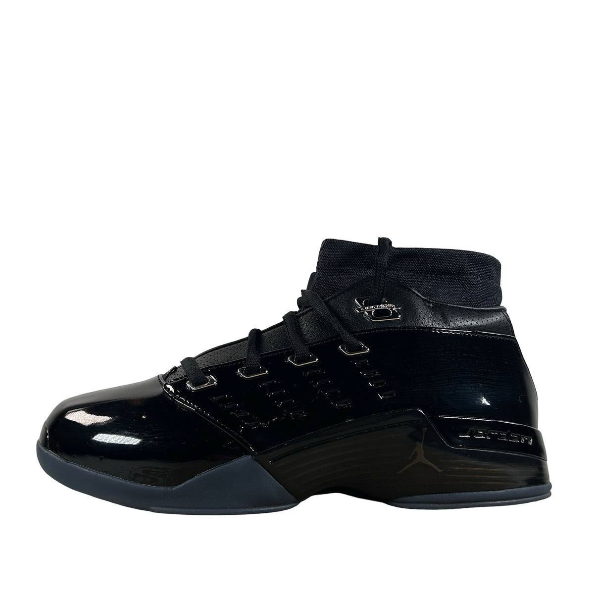 IV7640 001 Air Jordan 17 Low Black Patent [USED] - 10.5 M (Used)