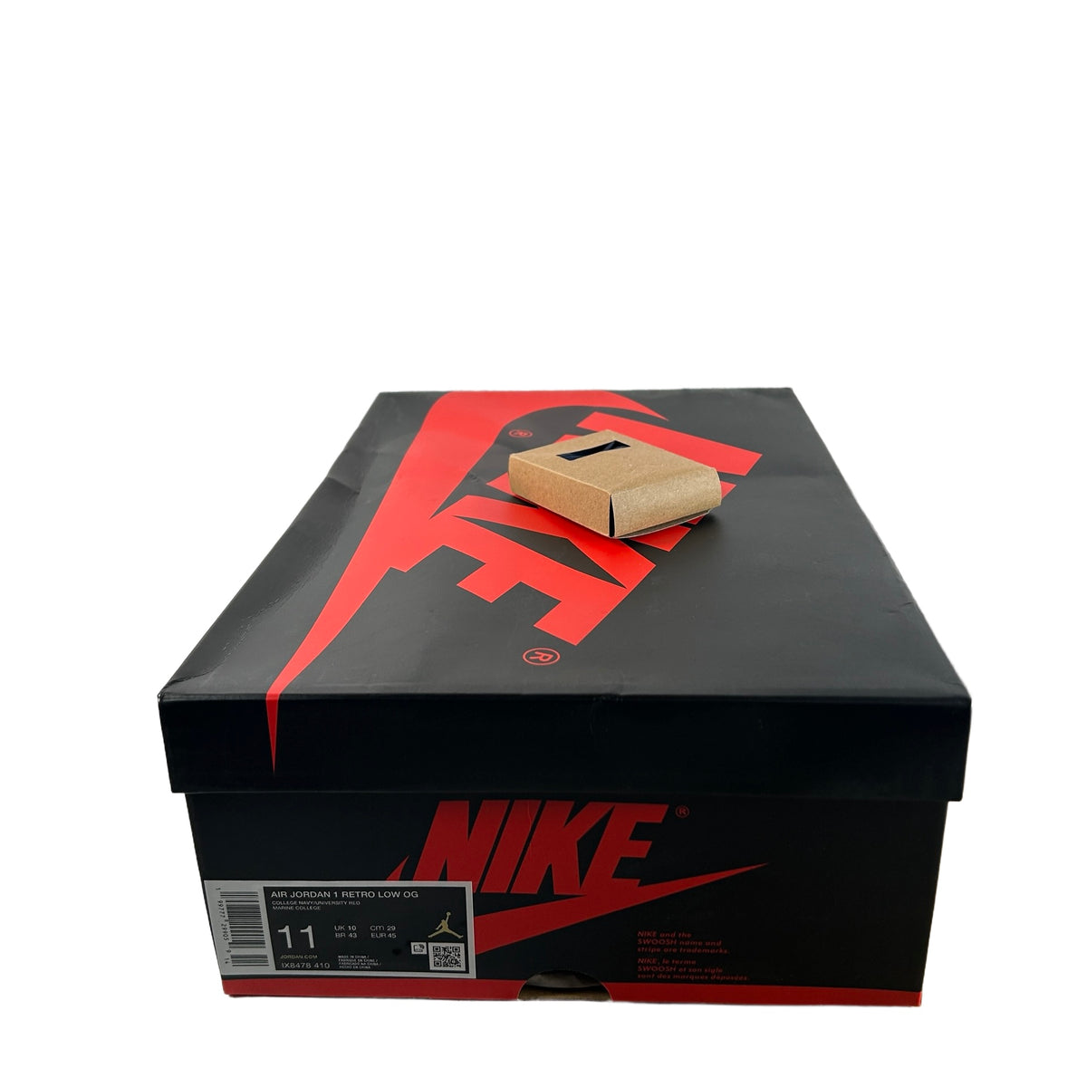 IX8478 410 Jordan 1 Retro Low OG Howard University Bison [USED] - 11 M (Used)