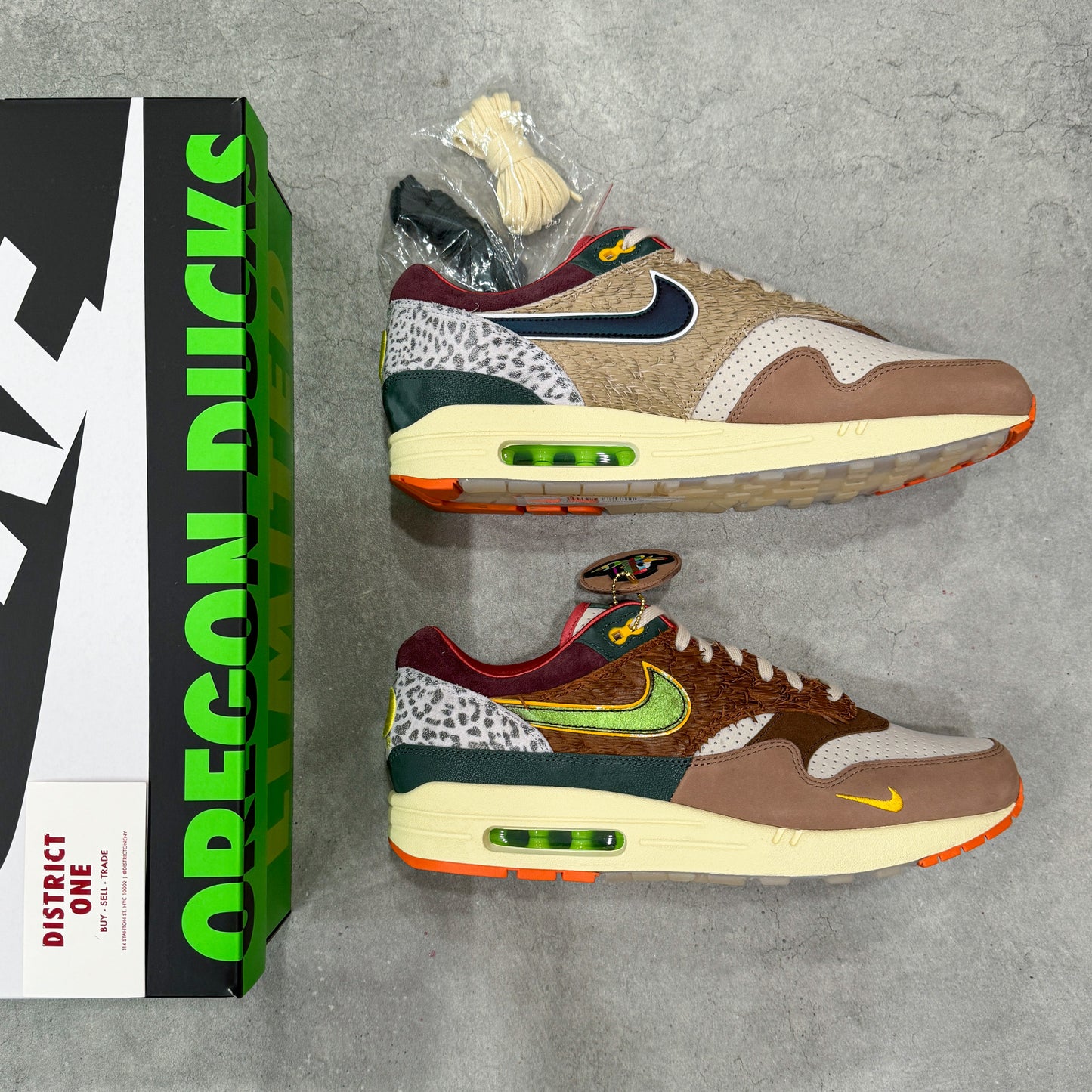 HQ2639 100 Air Max 1 ‘87 Luxe ‘University Of Oregon’ PE