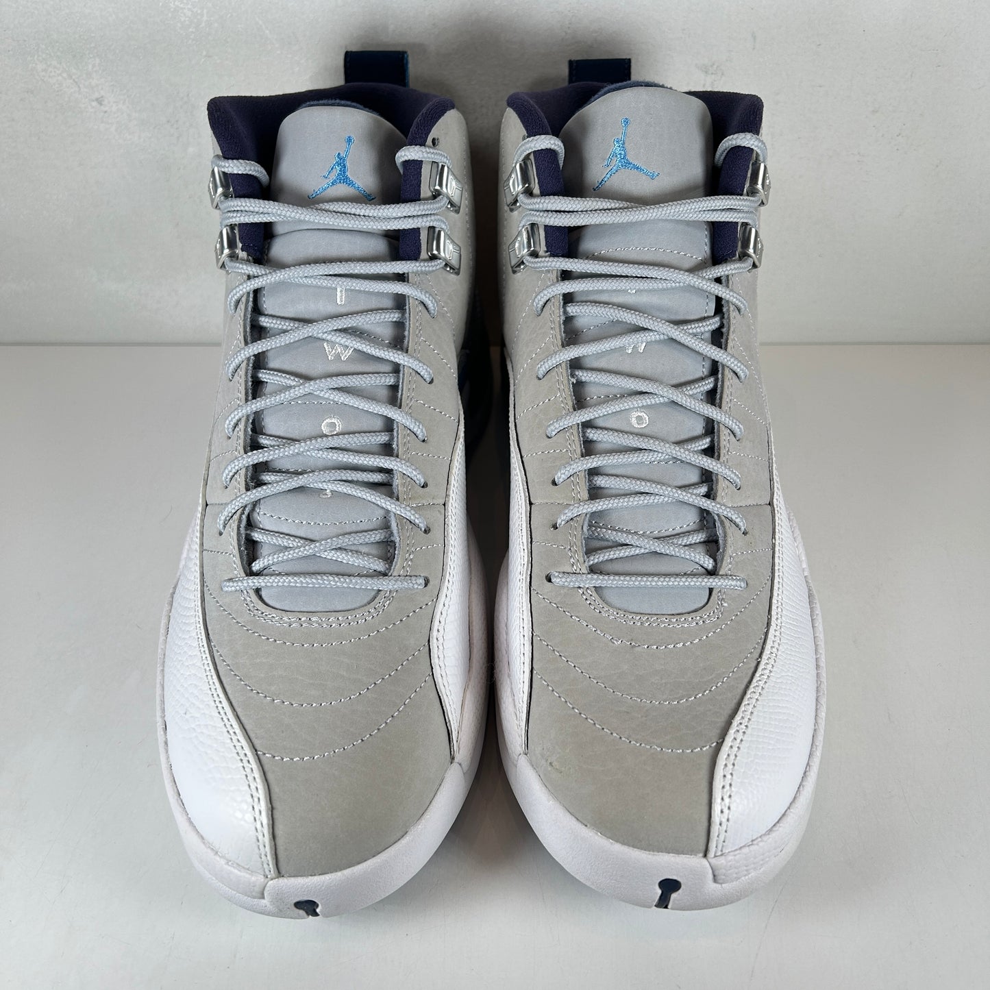 130690 007 Jordan 12 Retro Grey University Blue [CONDITIONAL] - 10 M (Scratch on Toe Box)