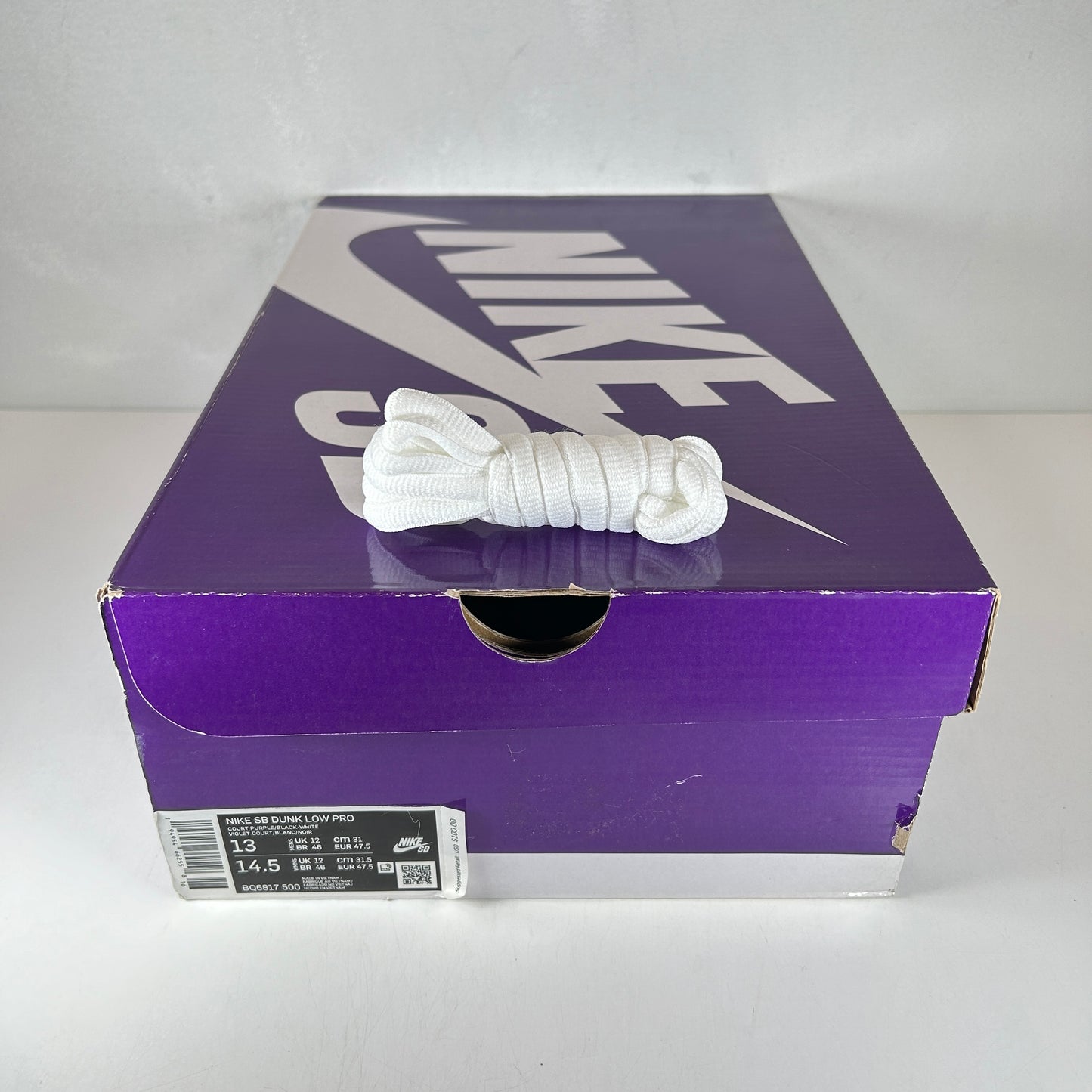 BQ6817 500 Nike SB Dunk Low Court Purple [USED] - 13 M (Used)