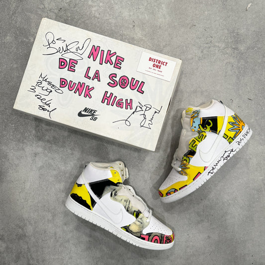 748751 177 Nike SB Dunk High De La Soul (2015) [Autographed] - 12 M (Autographed)