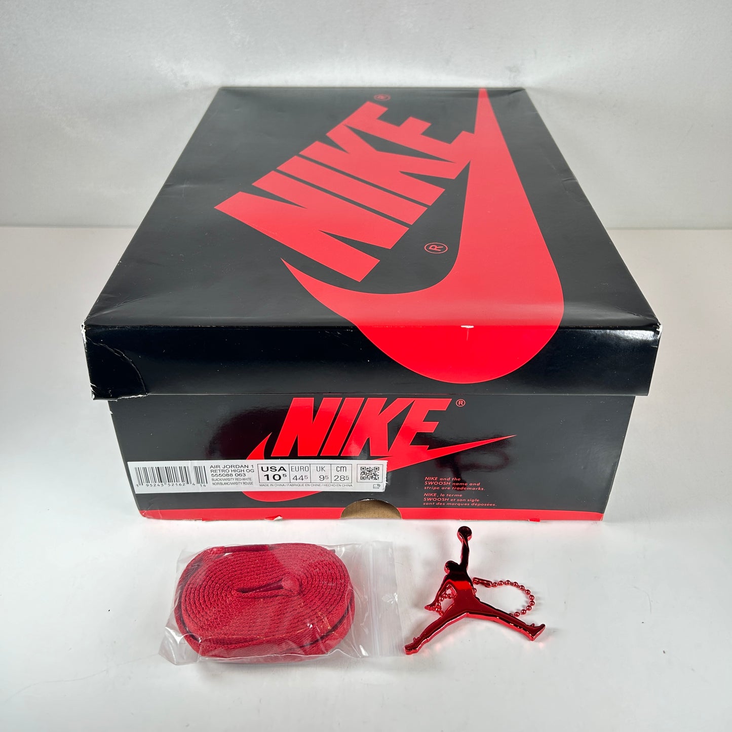 555088 063 Jordan 1 Retro High OG Patent Bred [USED] - 10.5 M (Used2)