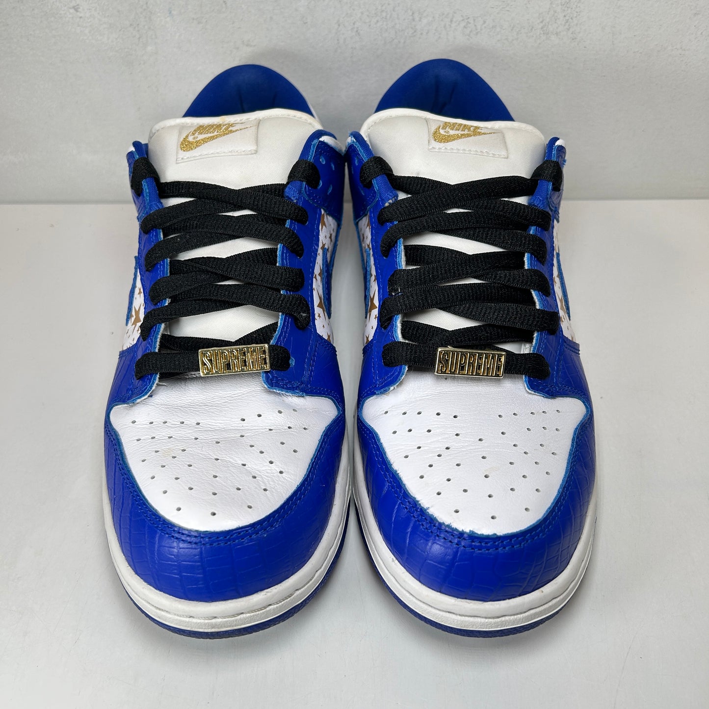 DH3228 100 Nike SB Dunk Low Supreme Stars Hyper Royal (2021) [USED] - 9.5 M (Used)