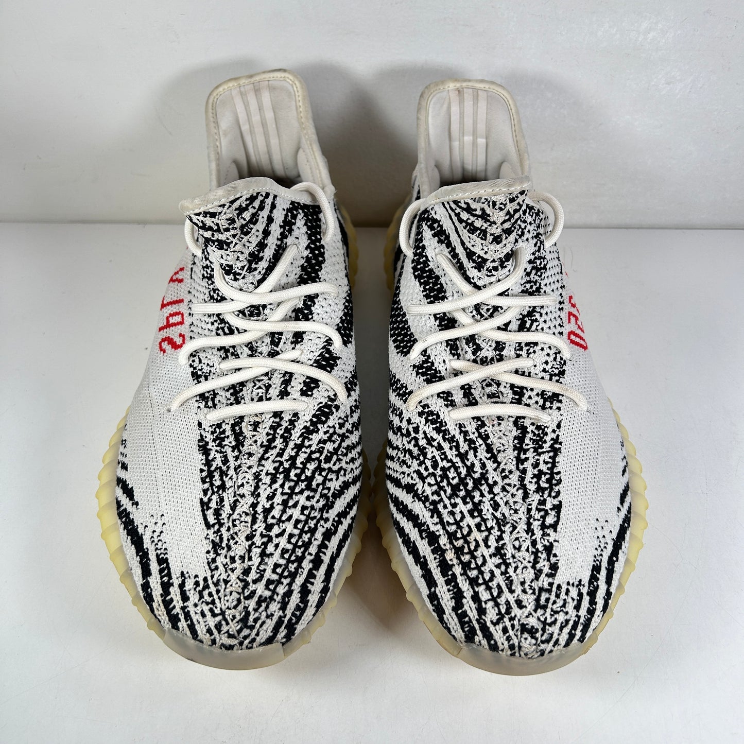 CP9654 Yeezy 350 V2 Zebra [USED] - 12 M (Used) (Replace Box)