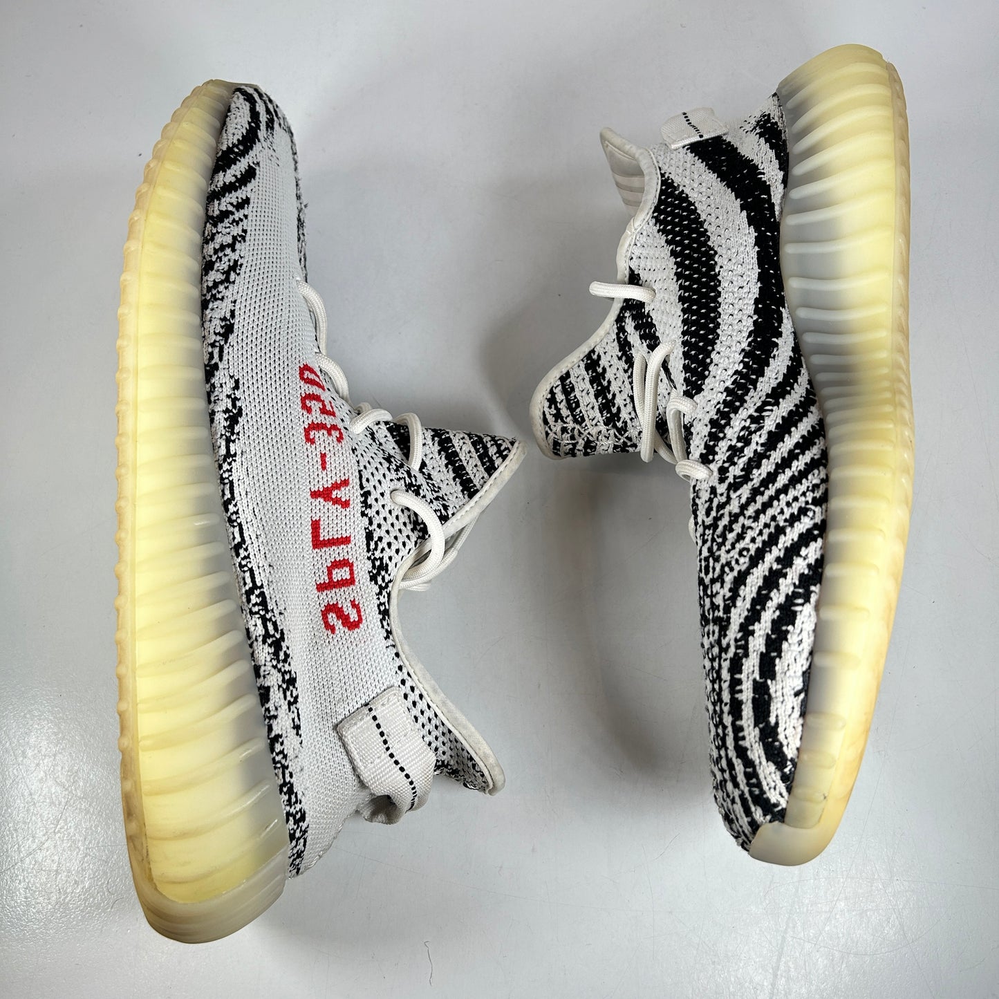 CP9654 Yeezy 350 V2 Zebra [USED] - 12 M (Used) (Replace Box)