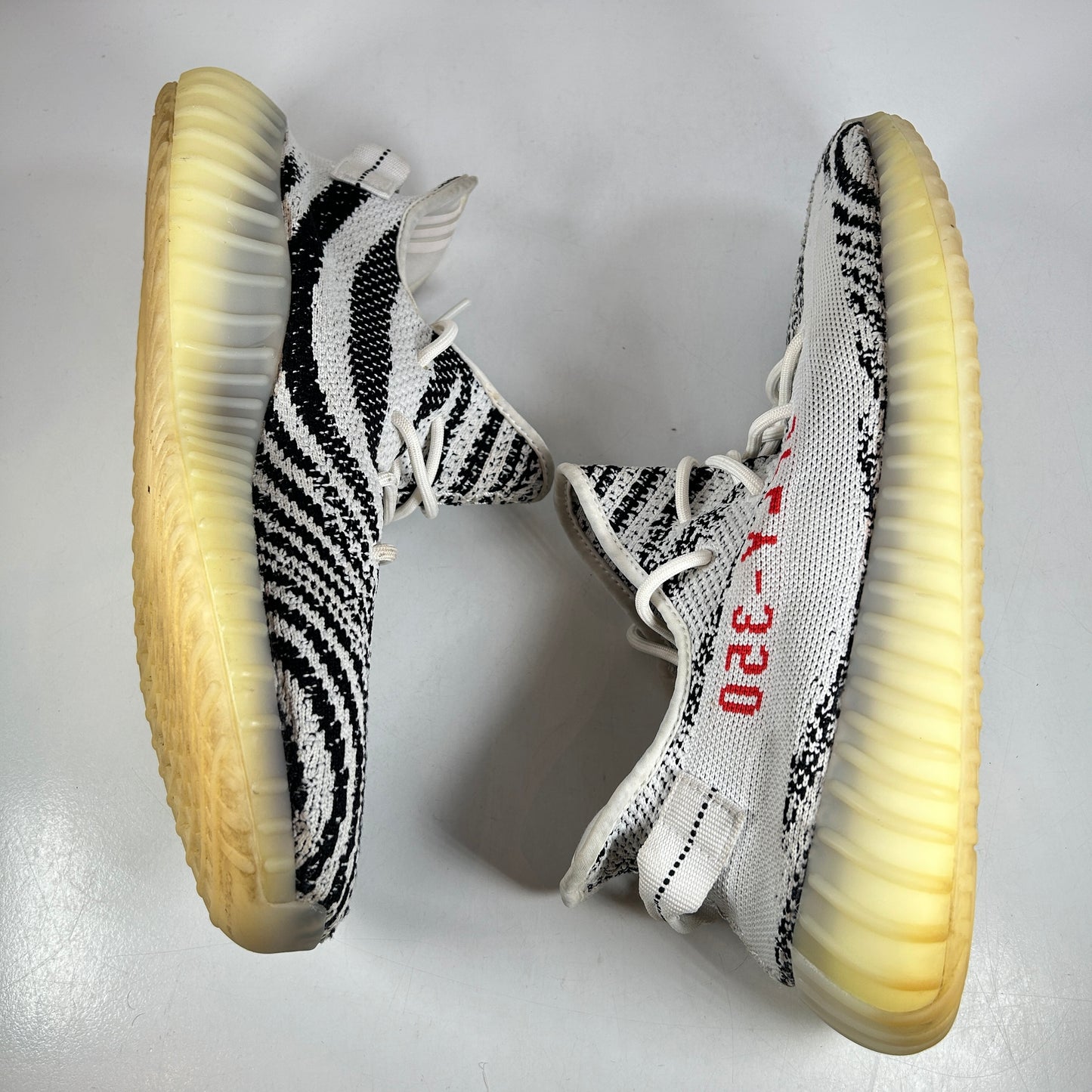 CP9654 Yeezy 350 V2 Zebra [USED] - 12 M (Used) (Replace Box)
