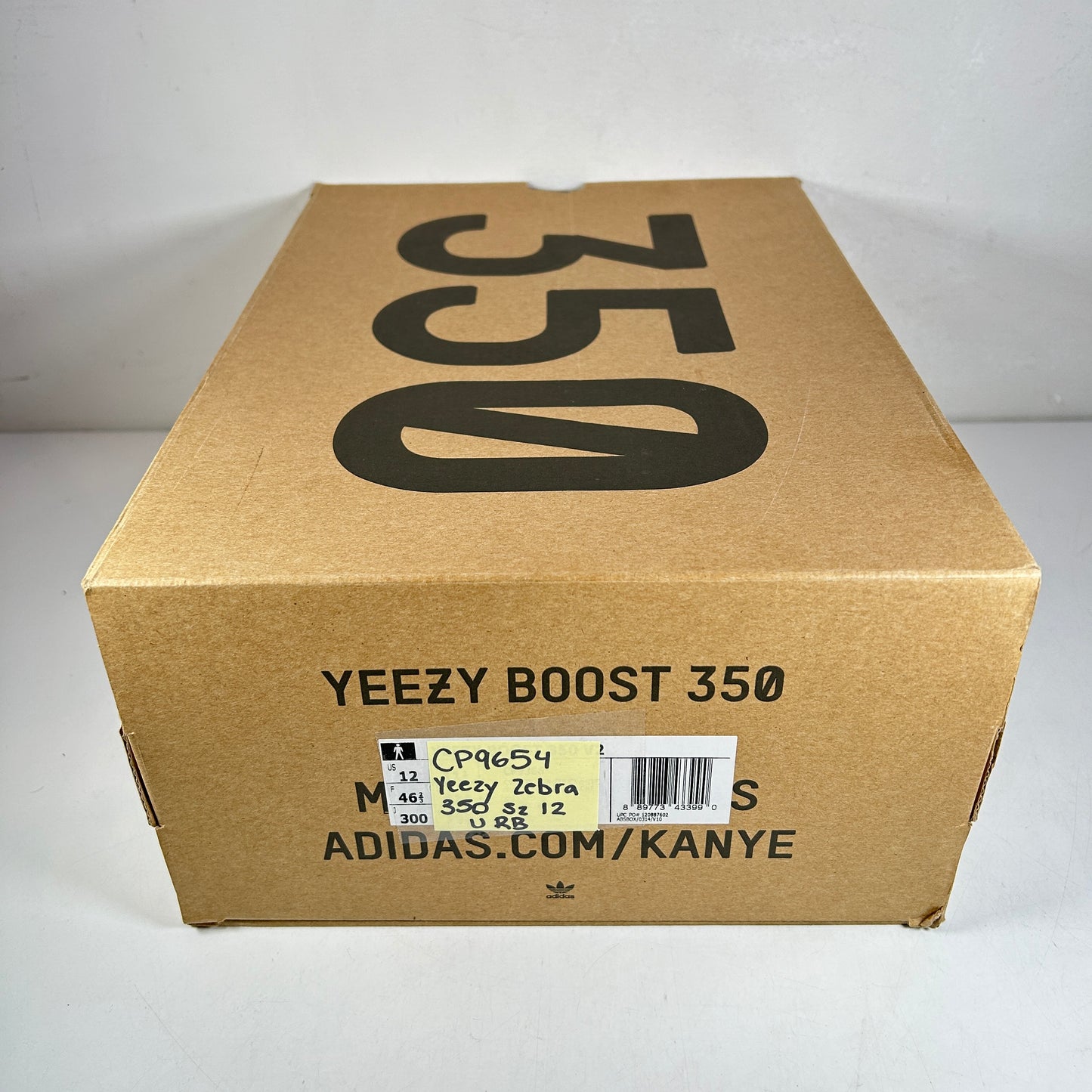 CP9654 Yeezy 350 V2 Zebra [USED] - 12 M (Used) (Replace Box)