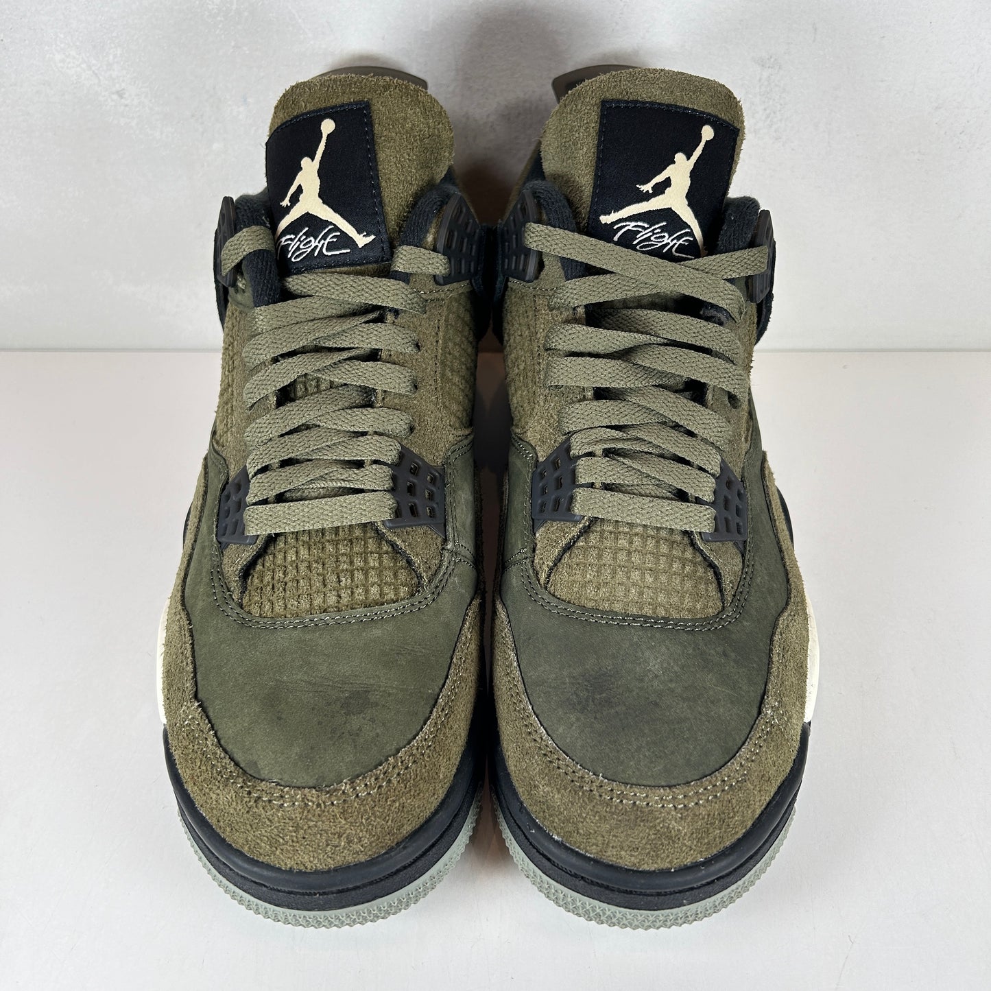 FB9927 200 Air Jordan 4 Craft Medium Olive [USED] - 9 M (Used) (No Insoles)