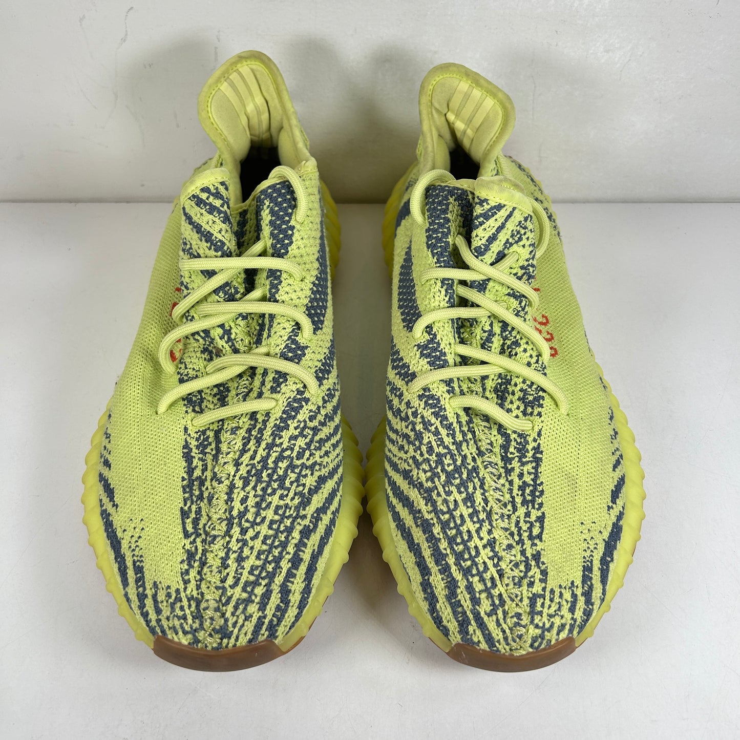 B37572 adidas Yeezy Boost 350 V2 Semi Frozen Yellow [USED] - 12 M (Used)