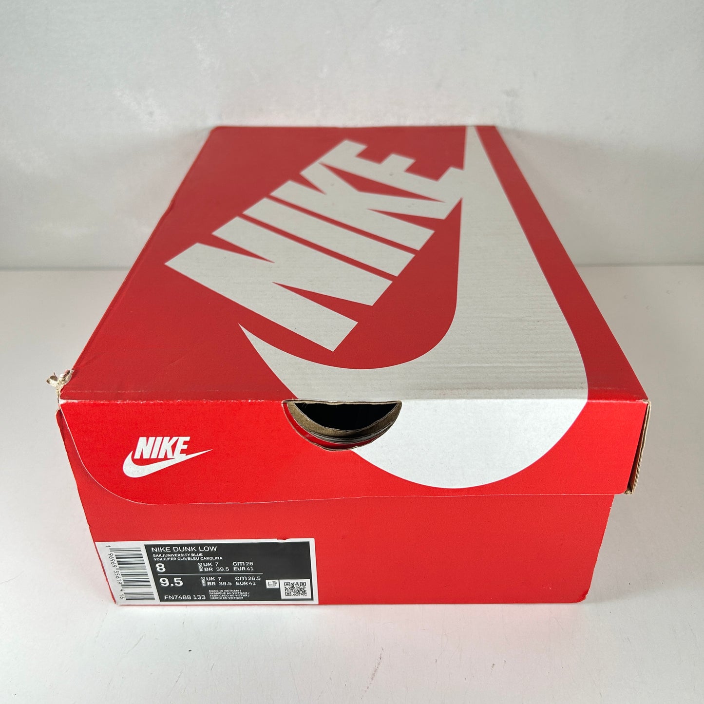 FN7488 133 Nike Dunk Low Athletic Department University Blue [USED] - 8 M (Used)