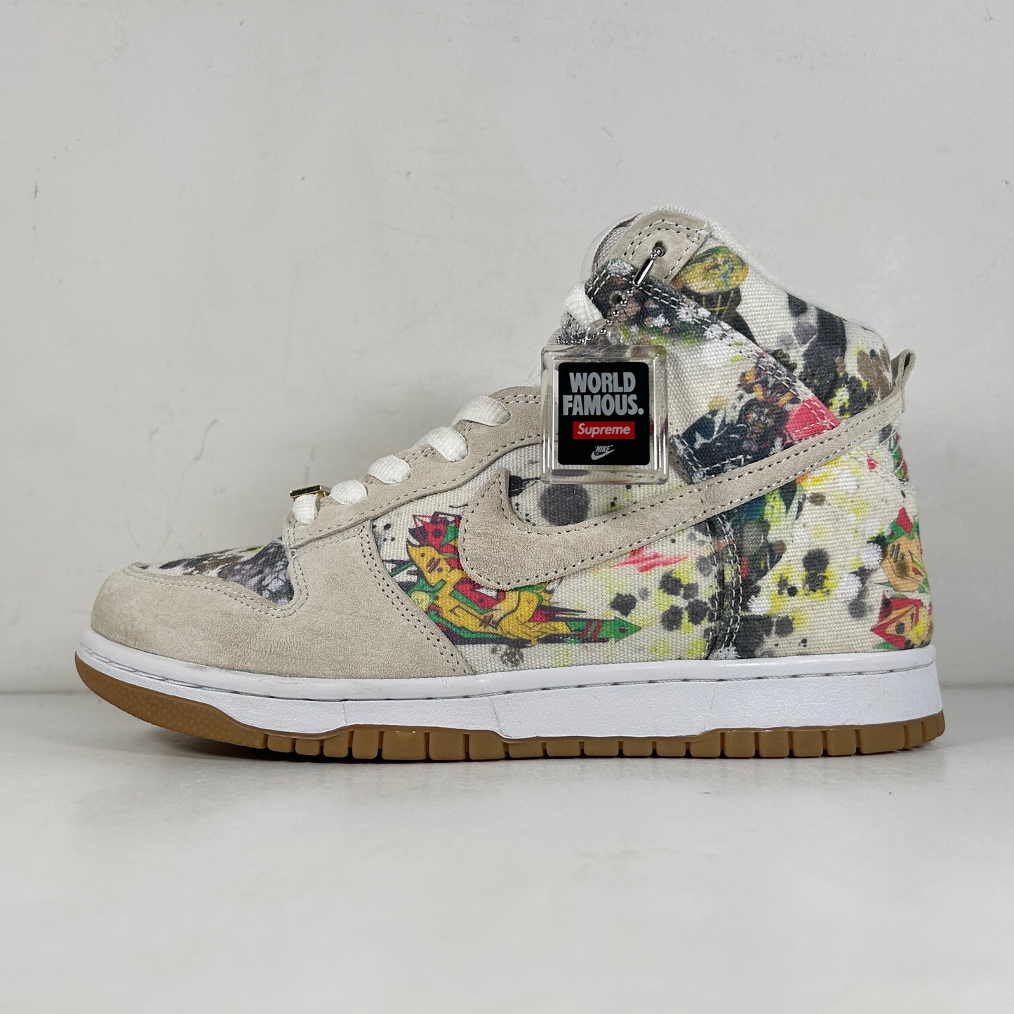 FD8779 100 Nike SB Dunk High Supreme Rammellzee [USED] - 8 M (Used)