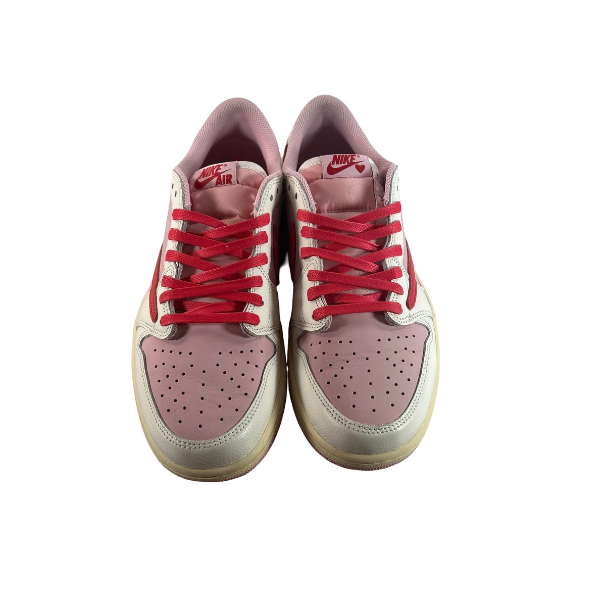 IQ7604 101 Jordan 1 Retro Low OG SP Travis Scott Sail Tropical Pink [USED] - 10 M (Used)