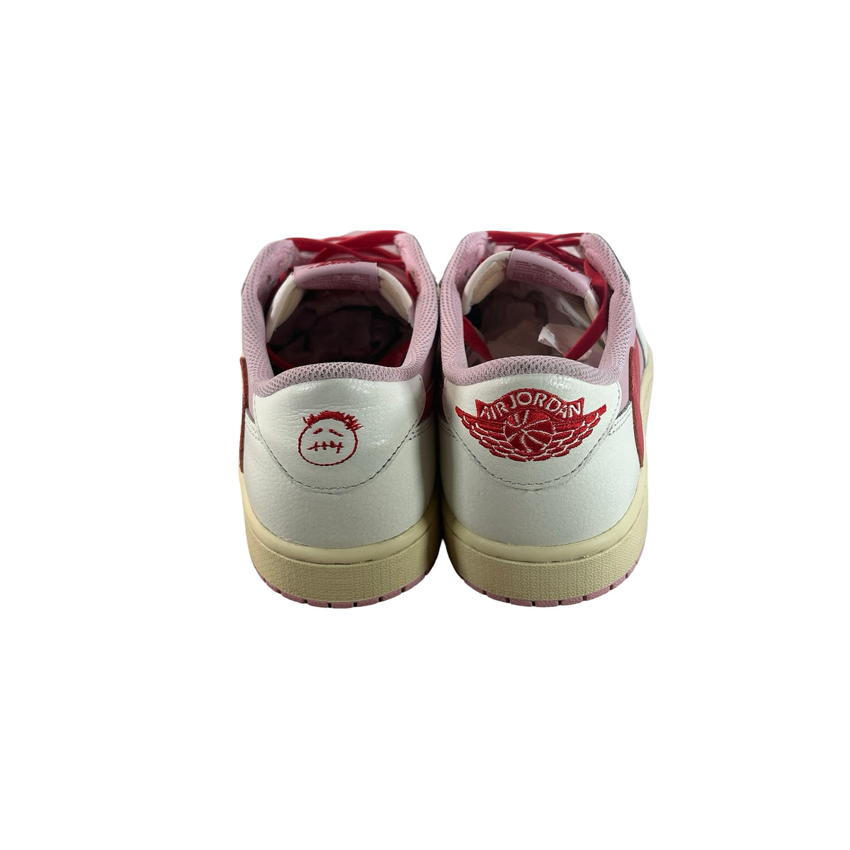 IQ7604 101 Jordan 1 Retro Low OG SP Travis Scott Sail Tropical Pink [USED] - 10 M (Used)