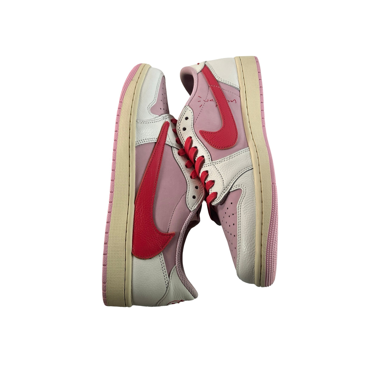 IQ7604 101 Jordan 1 Retro Low OG SP Travis Scott Sail Tropical Pink [USED] - 10 M (Used)