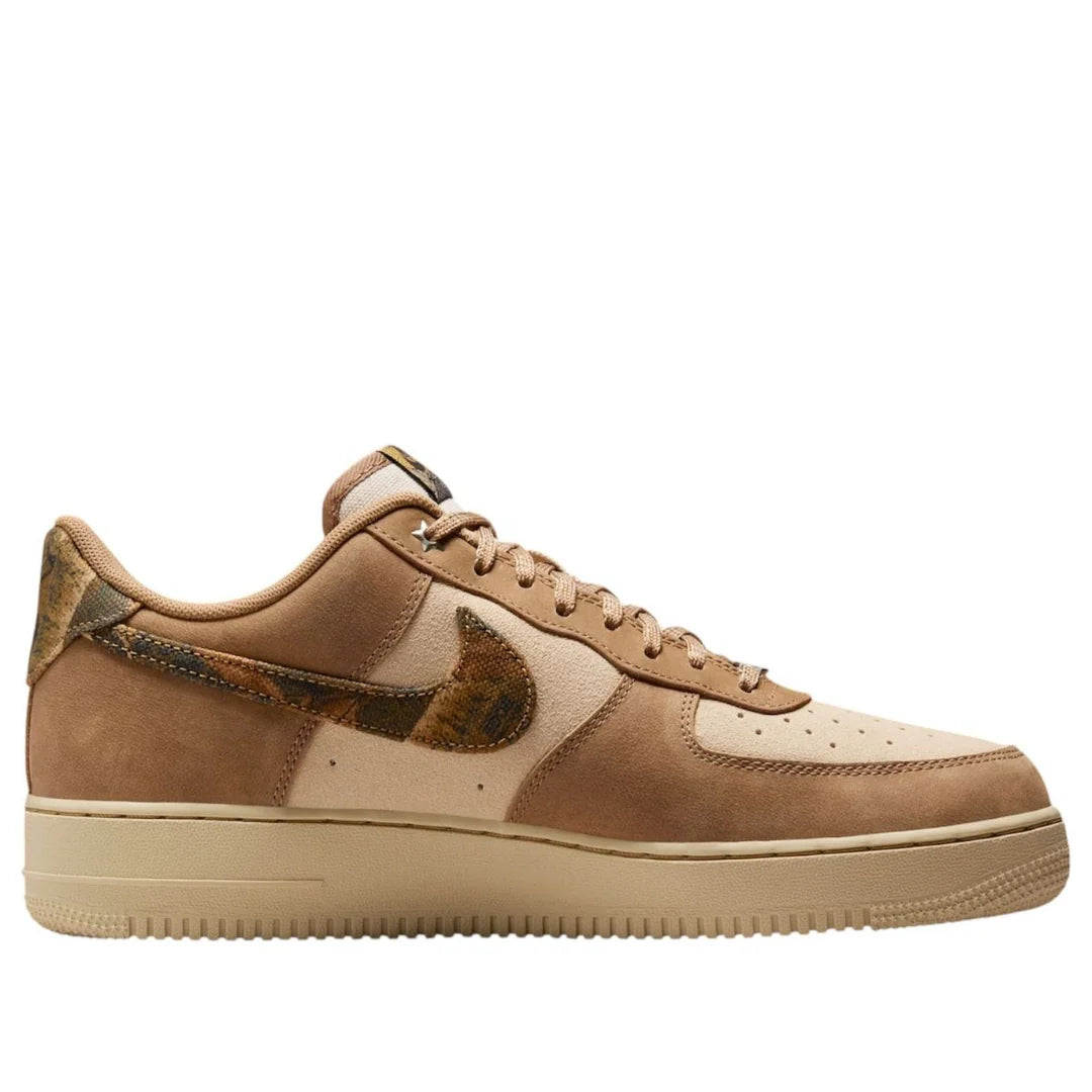 IO9803 200 Nike Air Force 1 Low '07 Realtree Rattan Rocky Tan Seal Brown Camo