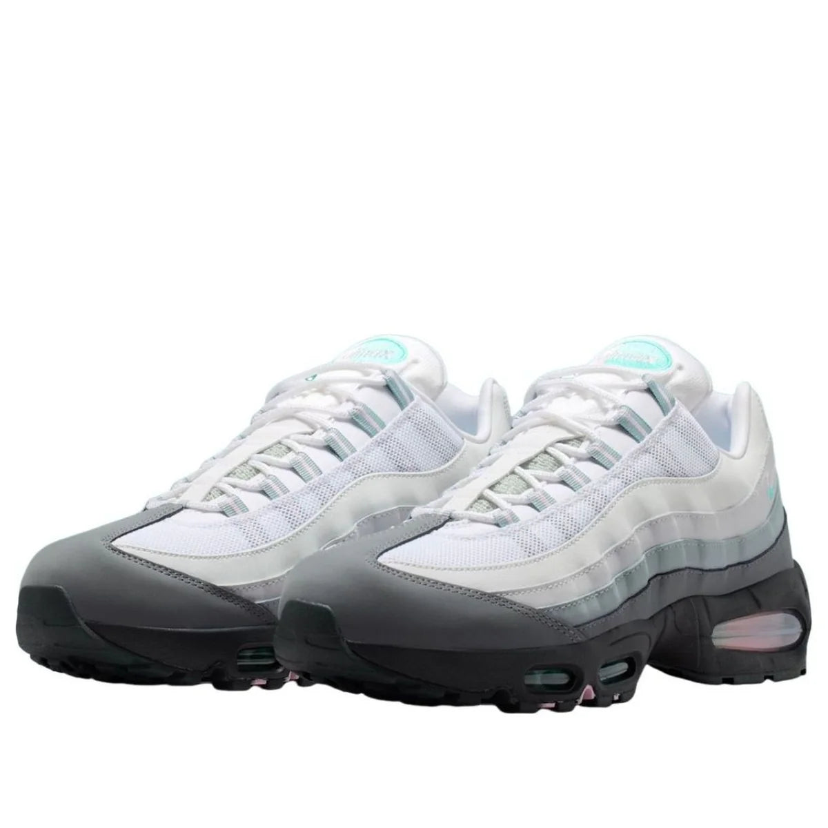 IR1473 060 Nike Air Max 95 Big Bubble White Hyper Turquoise Pink Foam