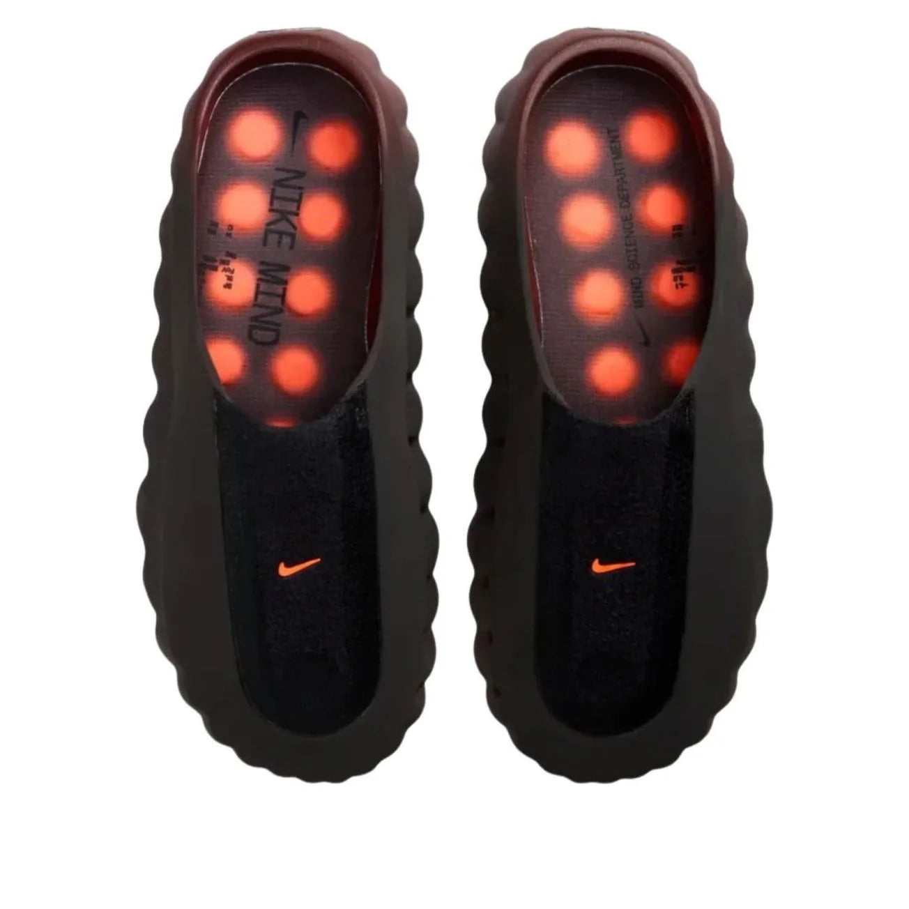 IR2175 200 Nike Mind 001 Flyknit Slide Bronze Eclipse Total Orange