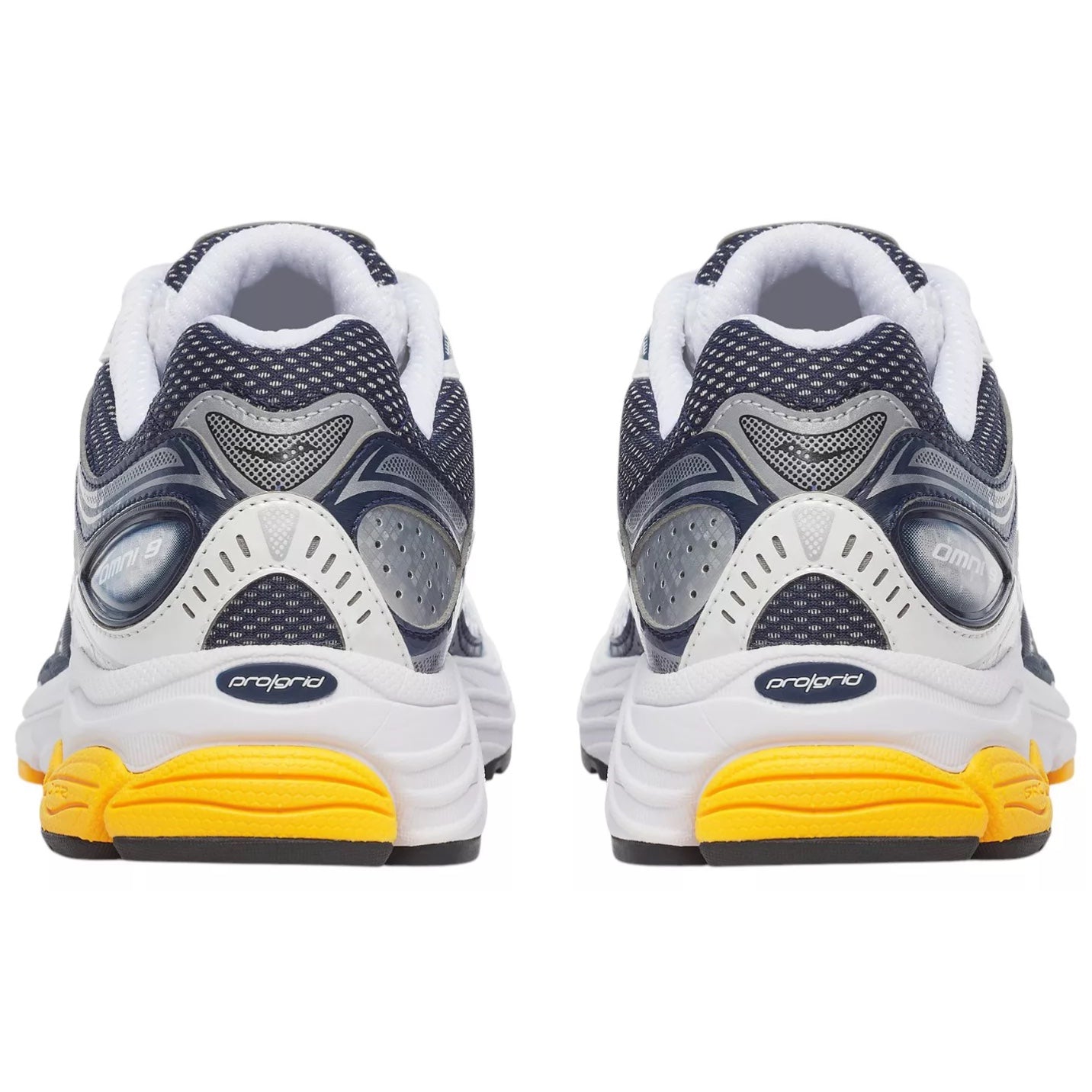S70739 24 Saucony ProGrid Omni 9 White Navy Yellow