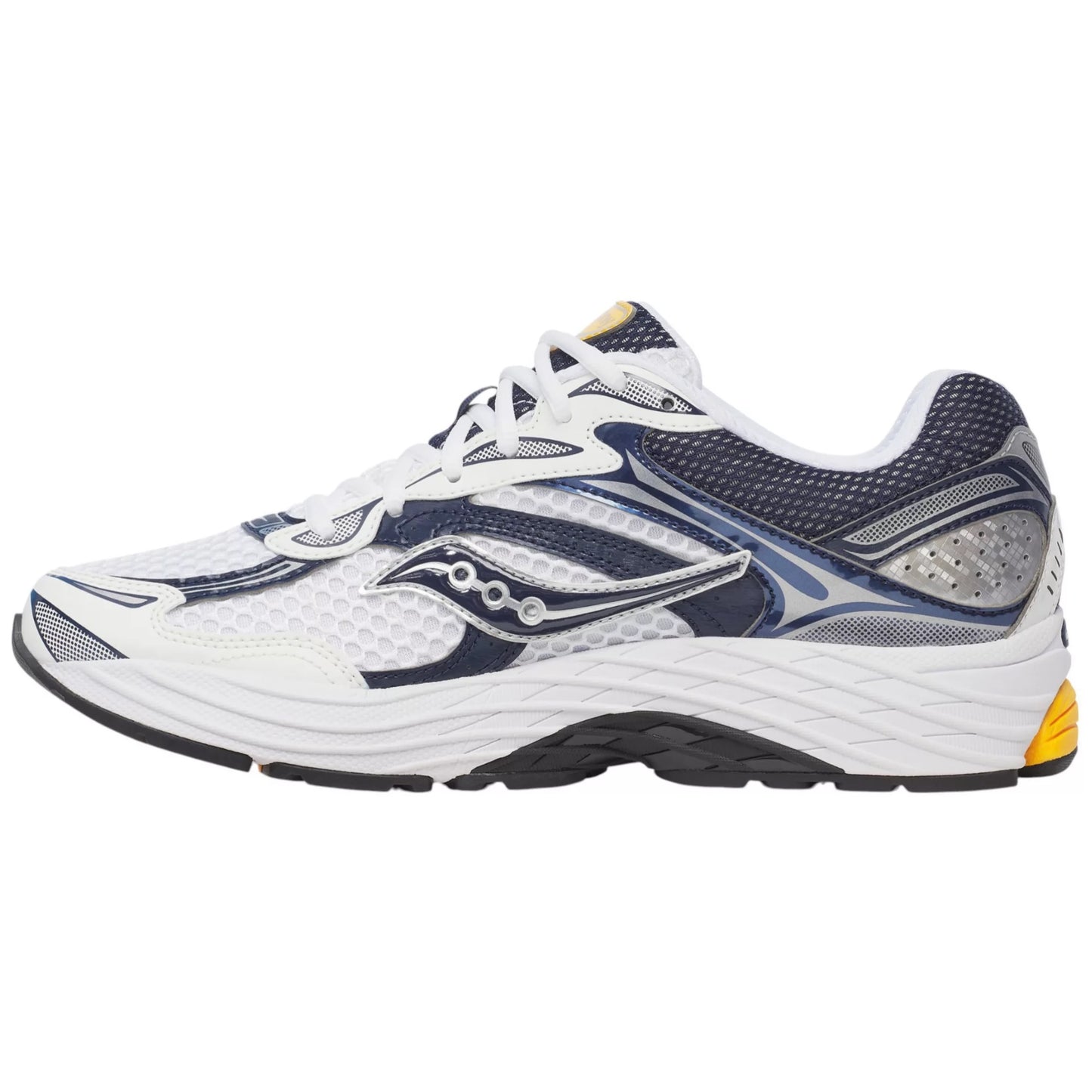 S70739 24 Saucony ProGrid Omni 9 White Navy Yellow