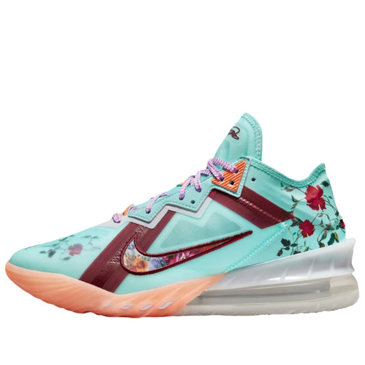 CV7562 400 Nike LeBron 18 Low Mimi Plange Daughters Floral