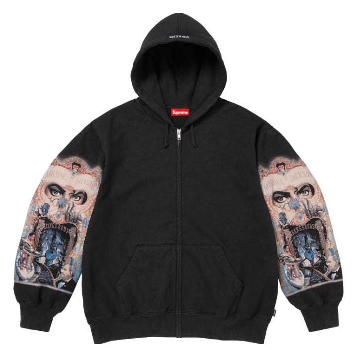 Supreme Michael Jackson Dangerous Zip Up Hooded Sweatshirt