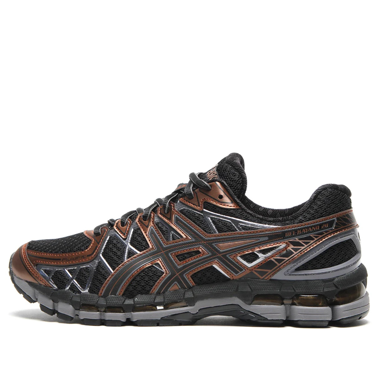 1203A388 002 ASICS Gel-Kayano 20 Black Reddish Brown