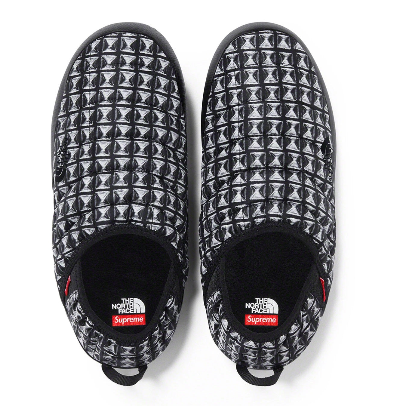 NF0A5IR226D Supreme The North Face Traction Mule Black Studded Print