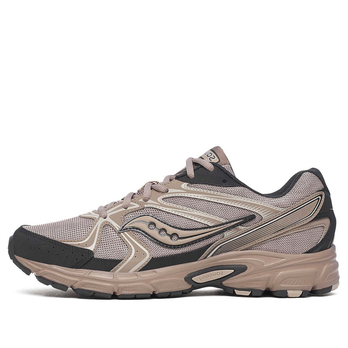 S70942 1 Saucony Ride Millennium Armor Taupe Black