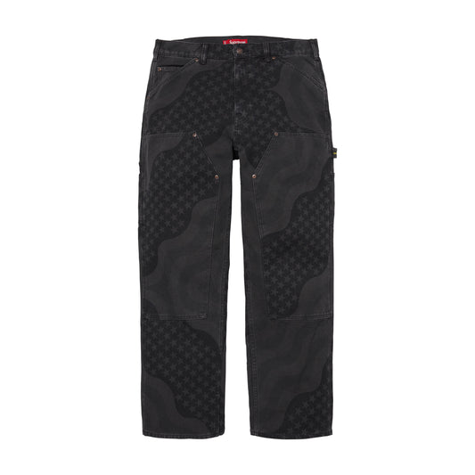 Supreme Flag Double Knee Painter Pant Black