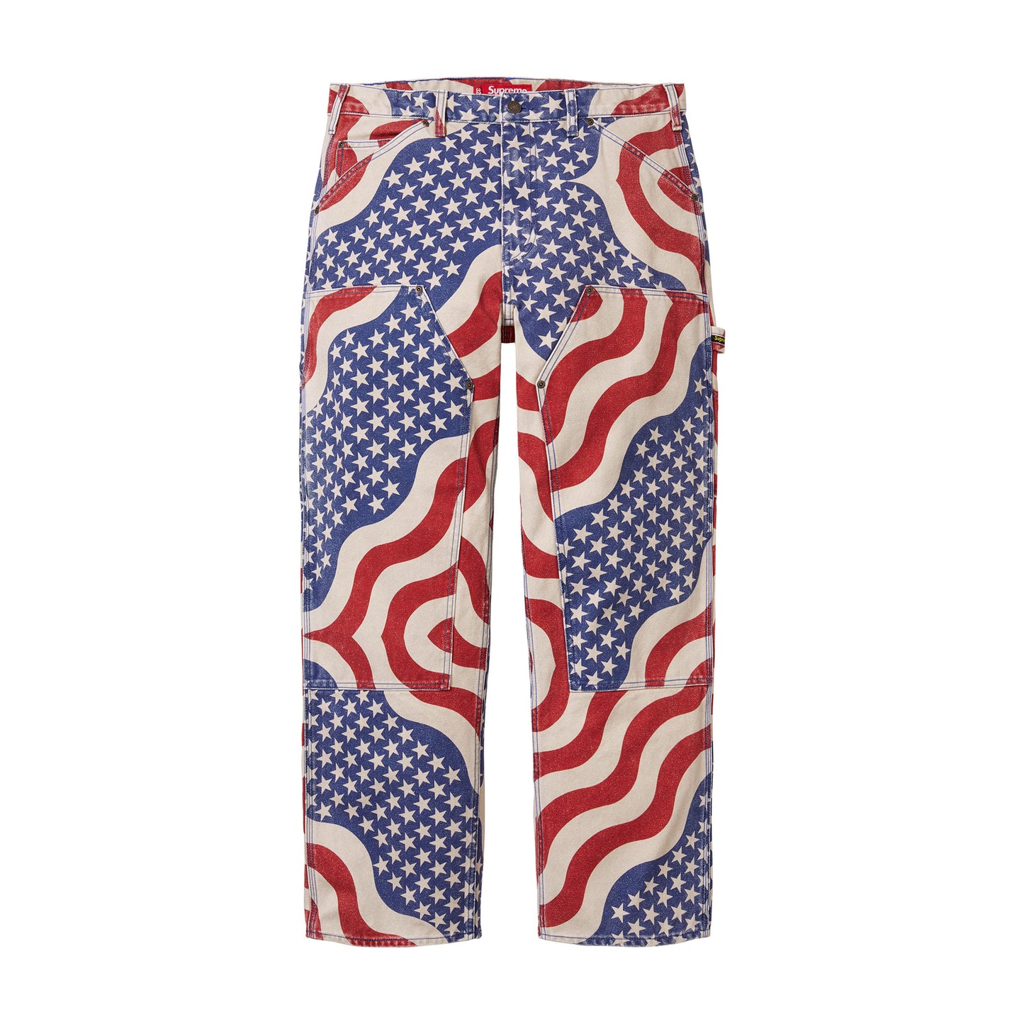 Supreme Flag Double Knee Painter Pant Multicolor
