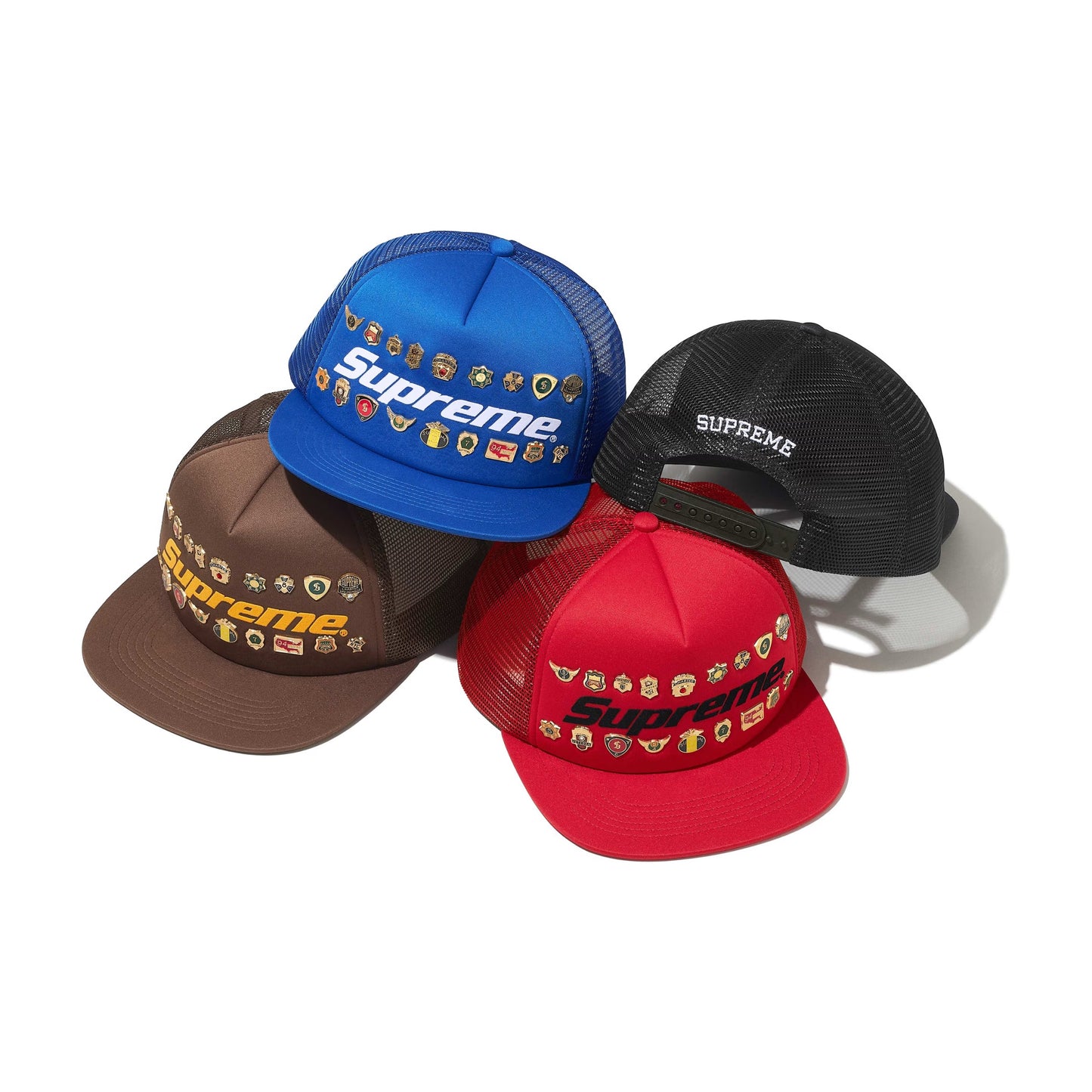 Supreme Pins Mesh Back 5-Panel Hat