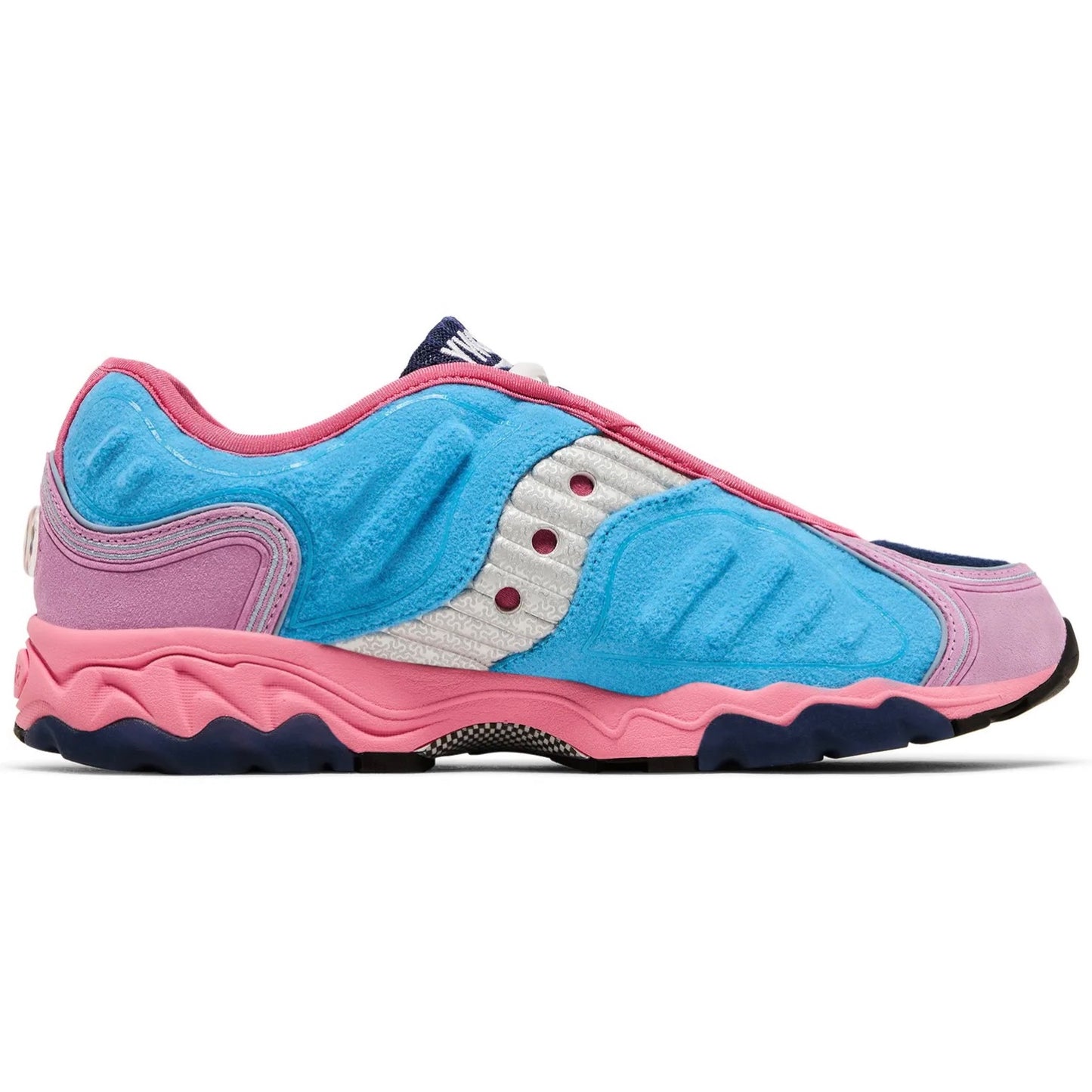 S70922 2 Saucony Matrix Jae Tips No Shoes In The House Blue Pink [NO BOX]