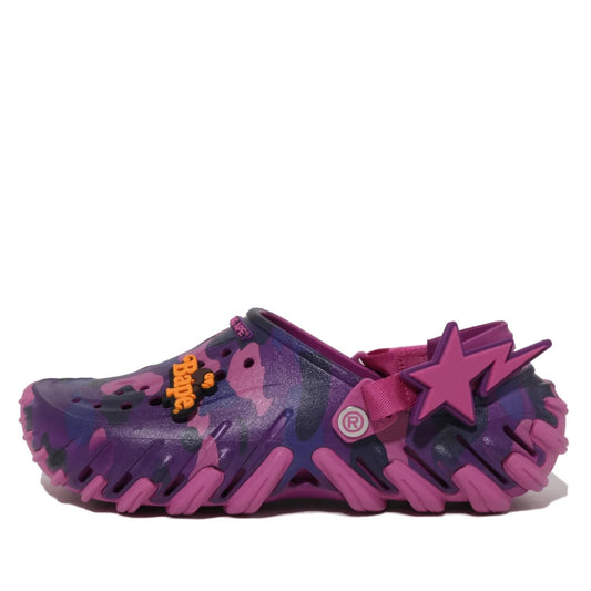 213140 5BV Crocs Echo RO Clog Bape Grapeberry Camo