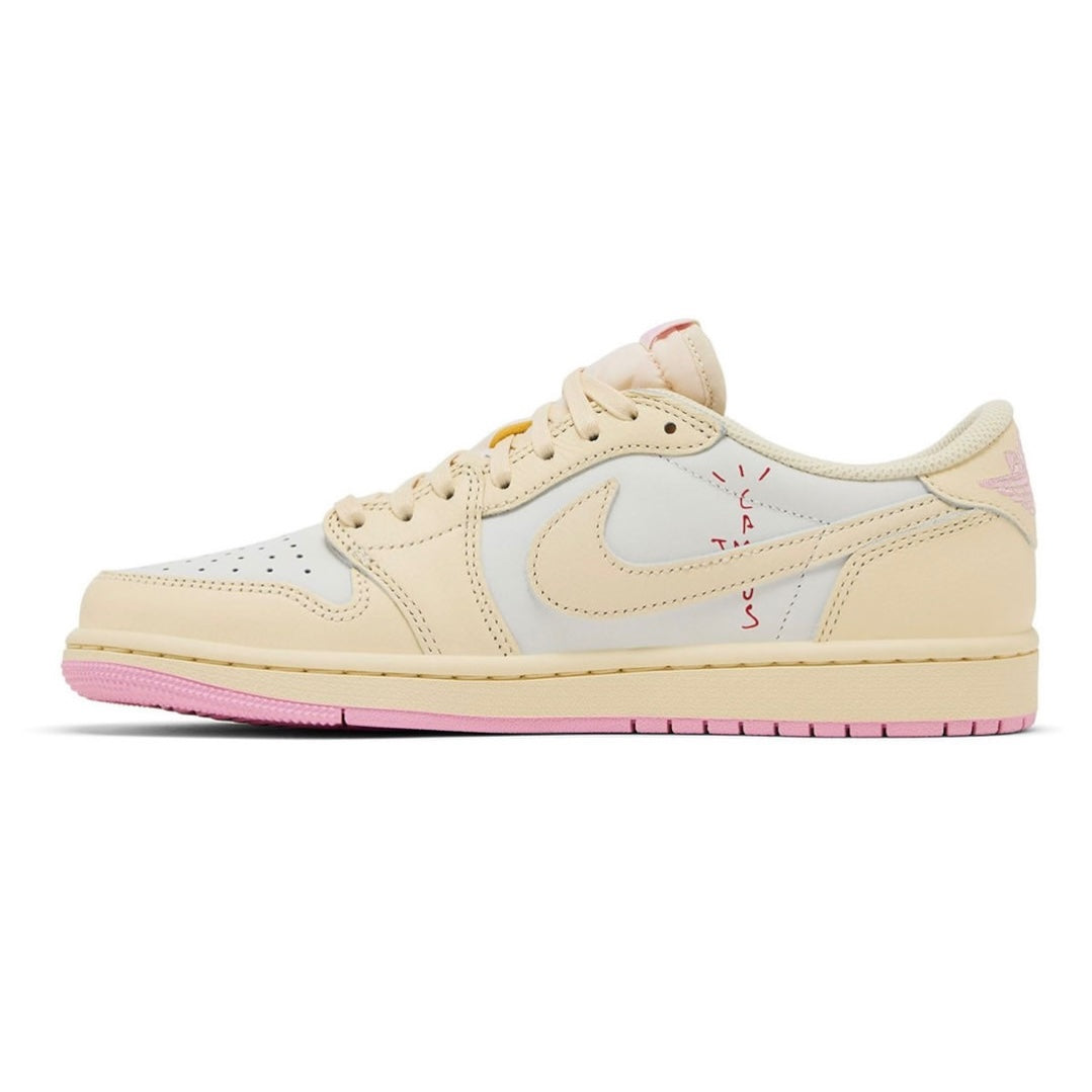 IQ7604 100 Air Jordan 1 Retro Low OG SP Travis Scott Shy Pink [IN HAND]