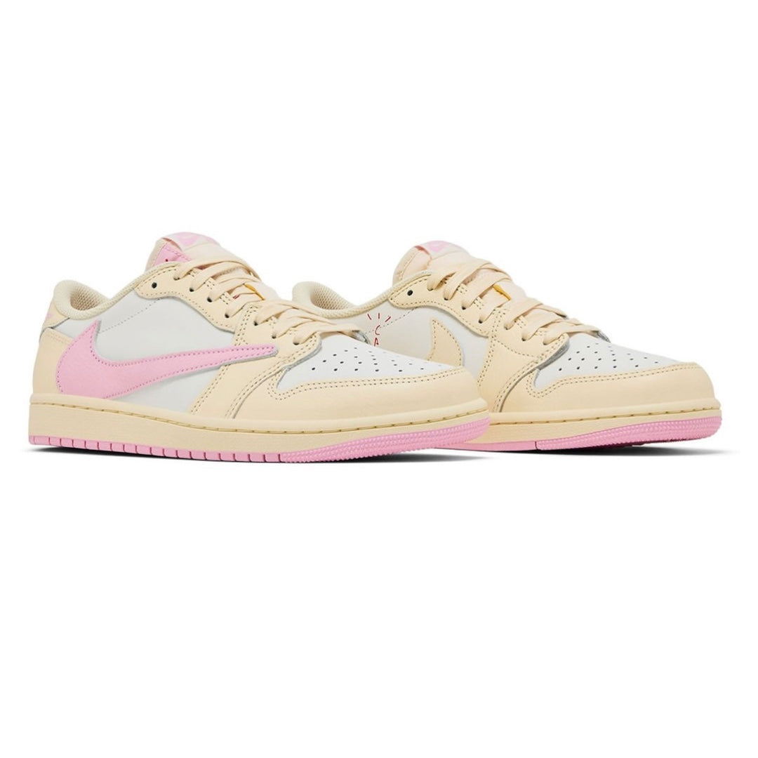IQ7604 100 Air Jordan 1 Retro Low OG SP Travis Scott Shy Pink [IN HAND]