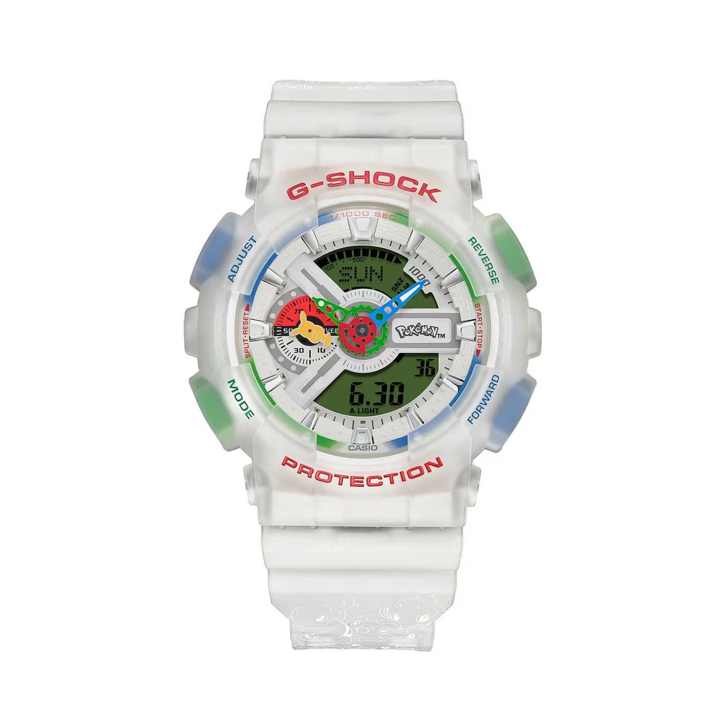GA110PKM-7A G-SHOCK x Pokemon 30th Anniversary Analog-Digital 110 Series Watch