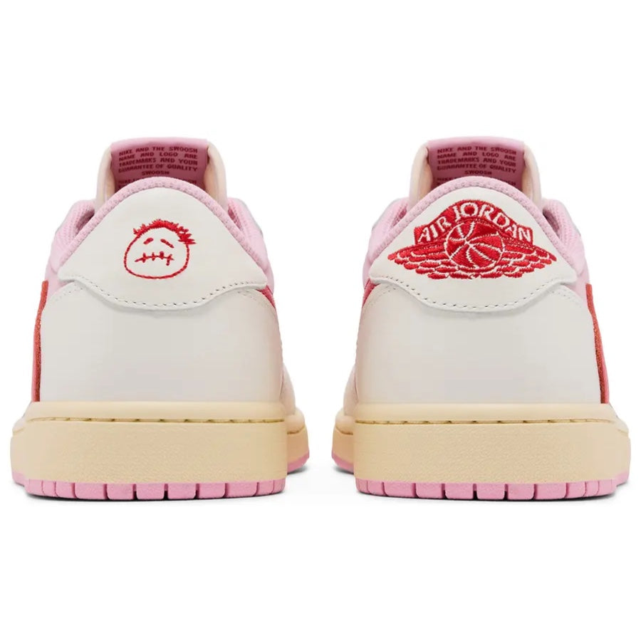 IQ7604 101 Air Jordan 1 Retro Low OG SP Travis Scott Sail Tropical Pink [PRE-ORDER]