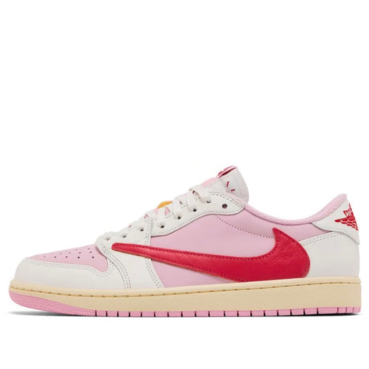 IQ7604 101 Air Jordan 1 Retro Low OG SP Travis Scott Sail Tropical Pink [PRE-ORDER]