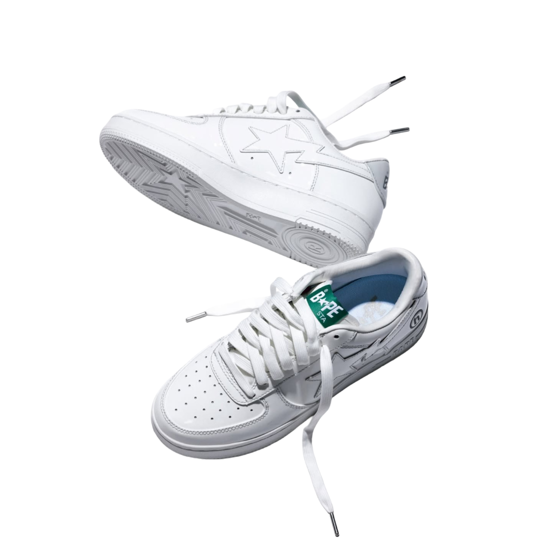 1M23100901 A Bathing Ape Bape Sta Hidden NY Stark White