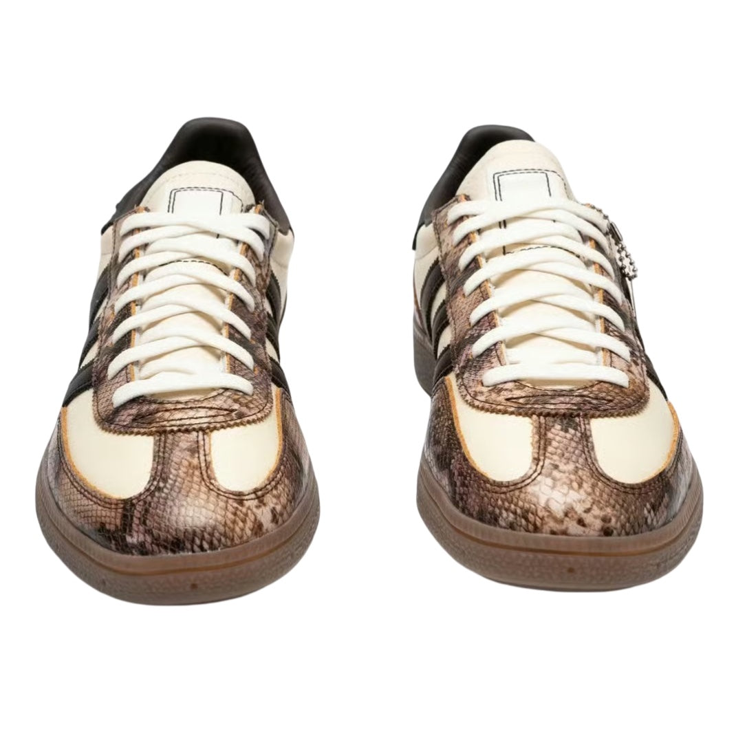 KJ0757 adidas Handball Spezial The Whitaker Group Do Not Duplicate Houston Rodeo Snakeskin Brown White (Women's)