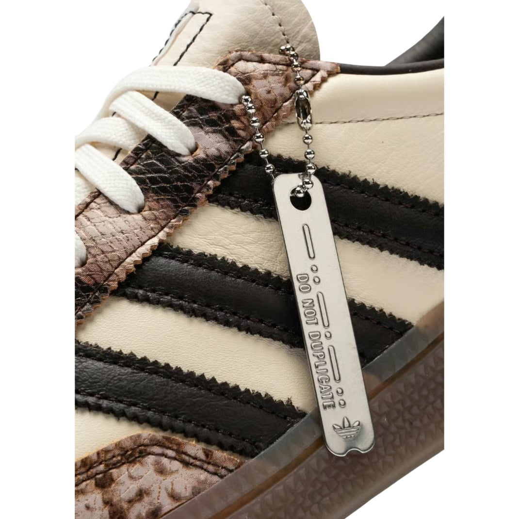 KJ0757 adidas Handball Spezial The Whitaker Group Do Not Duplicate Houston Rodeo Snakeskin Brown White (Women's)