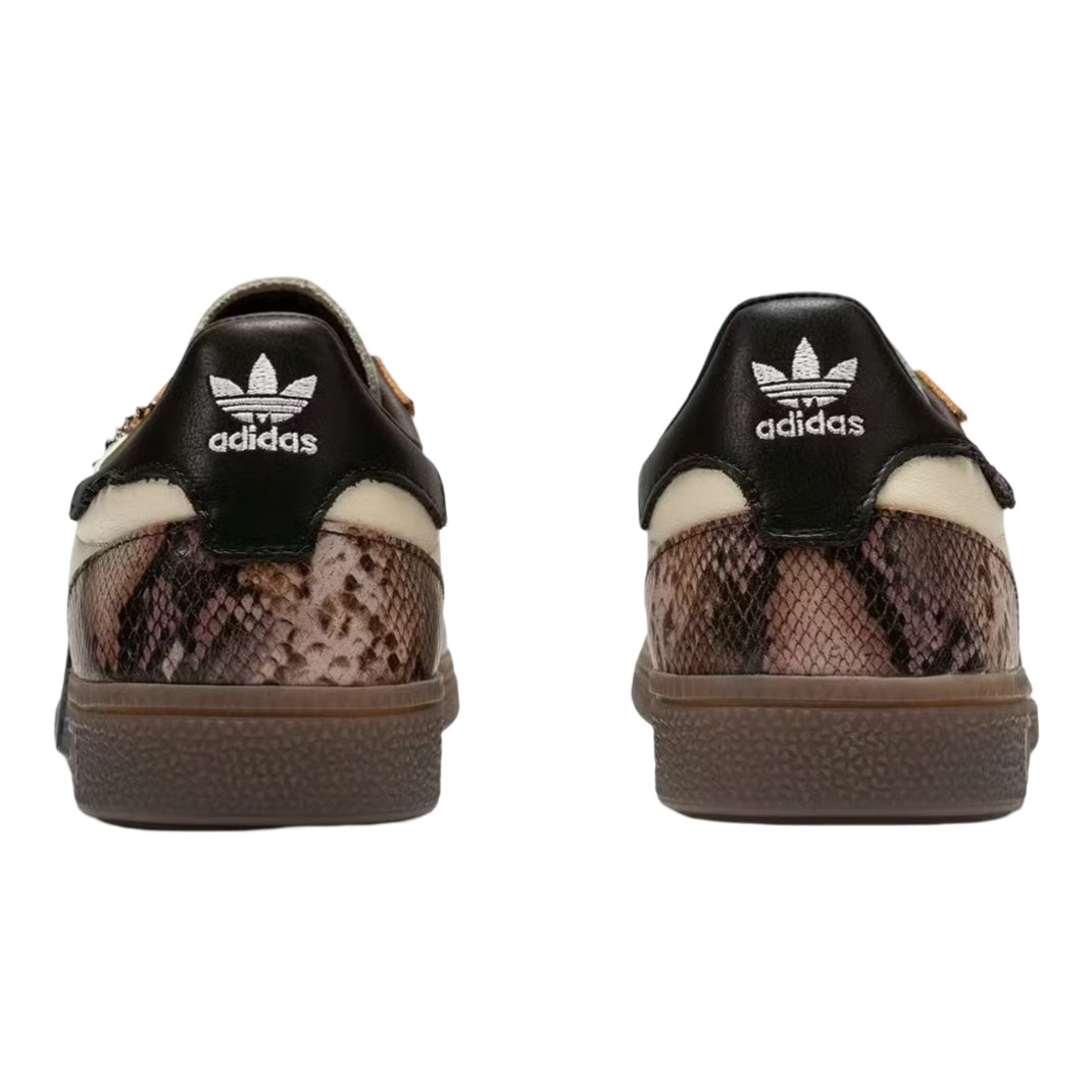 KJ0757 adidas Handball Spezial The Whitaker Group Do Not Duplicate Houston Rodeo Snakeskin Brown White (Women's)