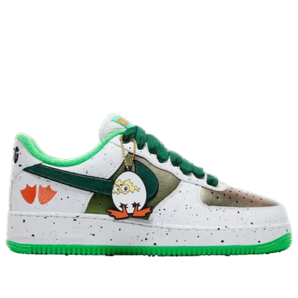 IU7613 100 Nike Air Force 1 Low Ducks of a Feather University of Oregon Egg or Duck