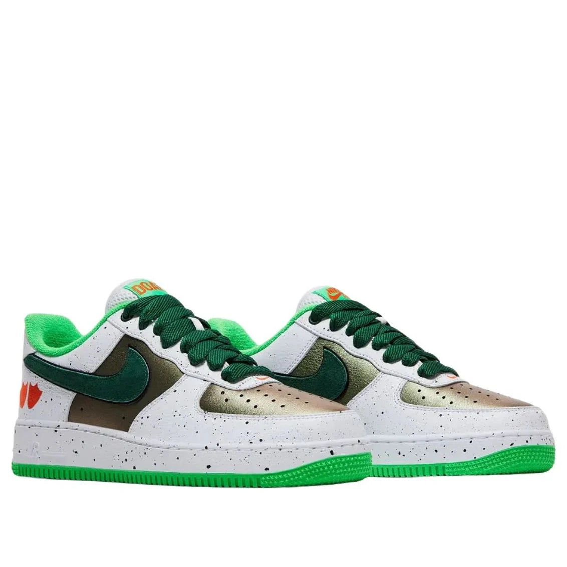 IU7613 100 Nike Air Force 1 Low Ducks of a Feather University of Oregon Egg or Duck