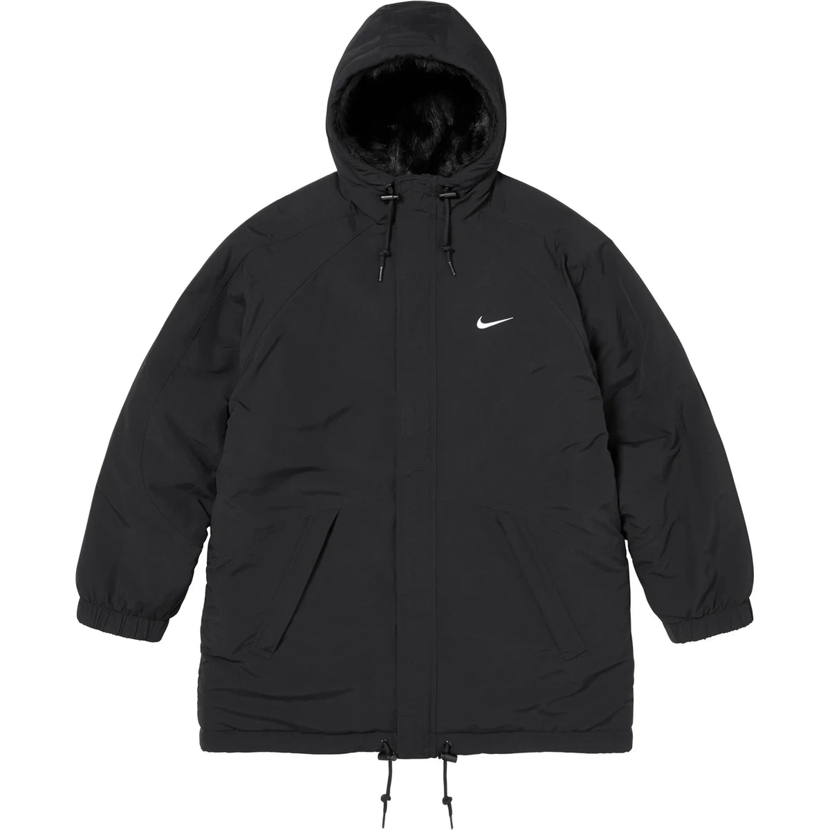 Supreme Nike Faux Fur Reversible Parka Black