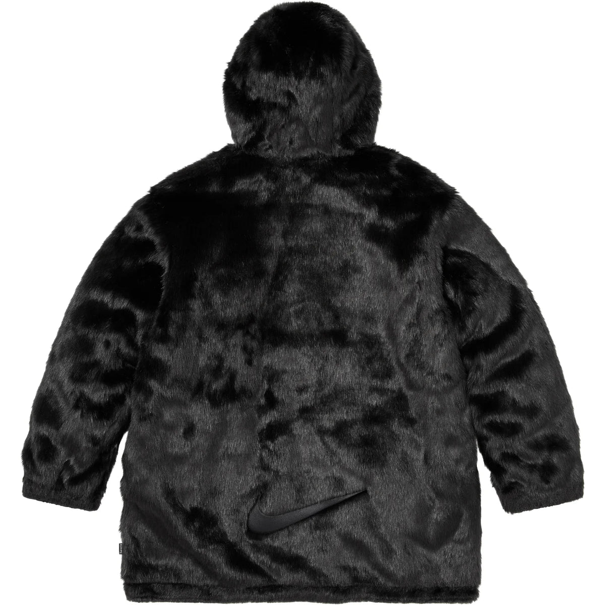 Supreme Nike Faux Fur Reversible Parka Black