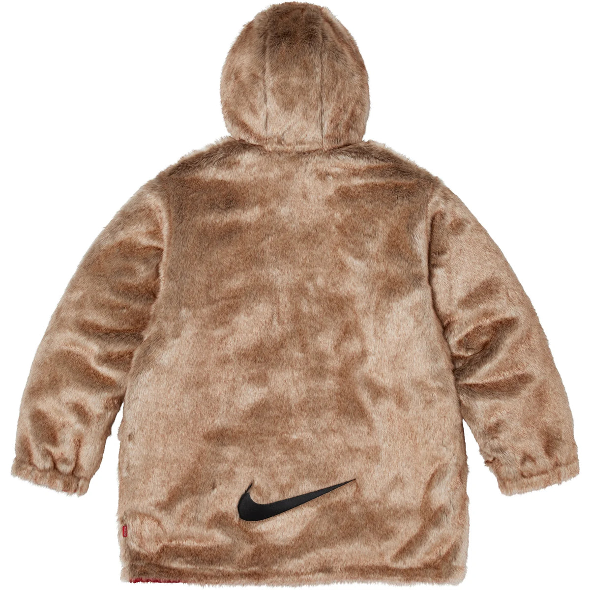 Supreme Nike Faux Fur Reversible Parka Red